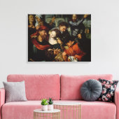De oproep van St. Matthew Canvas Afdruk (Insitu (Woonkamer))