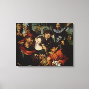 De oproep van St. Matthew Canvas Afdruk