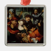 De oproep van St. Matthew Metalen Ornament (Voorkant)