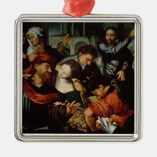 De oproep van St. Matthew Metalen Ornament (Voorkant)