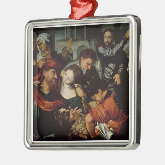 De oproep van St. Matthew Metalen Ornament (Links)
