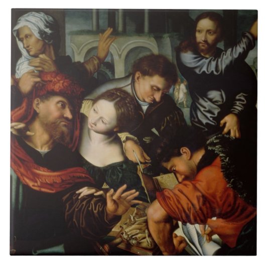 De oproep van St. Matthew Tegeltje (Voorkant)