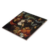 De oproep van St. Matthew Tegeltje (Zijkant)