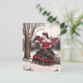 De oproep van Winters Chill Briefkaart (Staand voorkant)