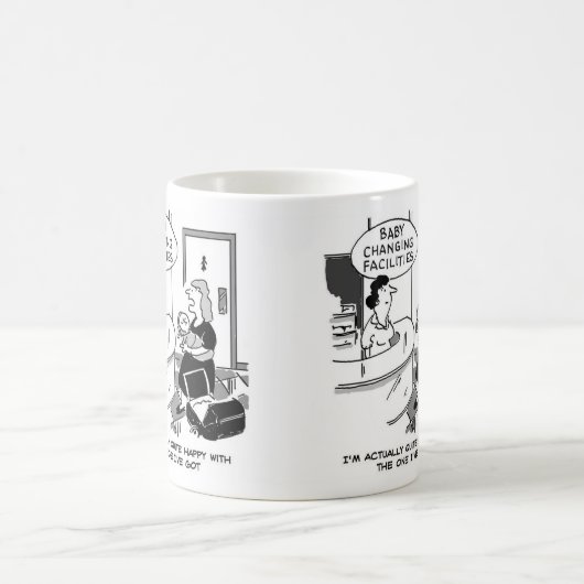 De opslag heeft Baby-Veranderende Faciliteiten Koffiemok (Center)