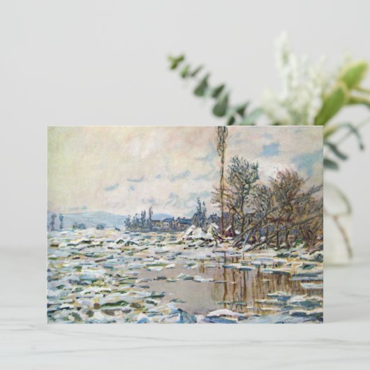 De opsplitsing van het ijs door Claude Monet (Staand voorkant)