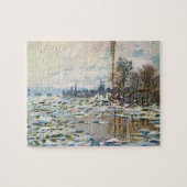 De opsplitsing van het ijs door Claude Monet Legpuzzel (Horizontaal)