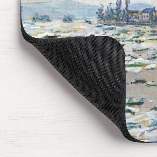 De opsplitsing van het ijs door Claude Monet Muismat (Hoek)