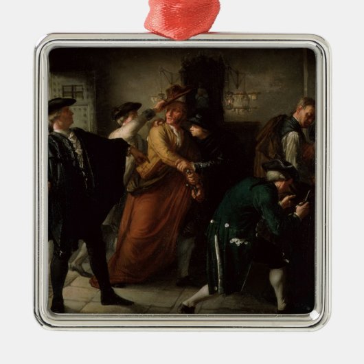 De opstand van Esquilache Metalen Ornament (Voorkant)