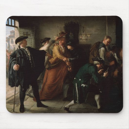 De opstand van Esquilache Muismat (Voorkant)