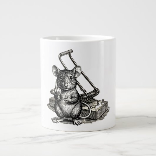 DE OPSTANDIGE KNAAGDIER GROTE KOFFIEKOP (Voorkant)