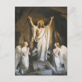 De opstanding door Carl Bloch, Religieuze Kunst Briefkaart (Voorkant)