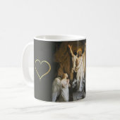 De opstanding door Carl Bloch, Religieuze Kunst Koffiemok (Voorkant links)