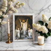 De opstanding door Carl Bloch, Religieuze Kunst Poster