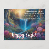 De opstanding en het leven vredig Pasen Feestdagenkaart (Voorkant)