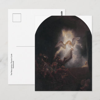 De Opstanding, Passiecyclus door Rembrandt Postc Briefkaart
