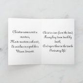 De opstanding van Christus Feestdagen Kaart (Binnen)