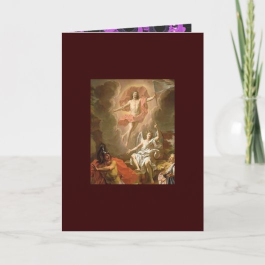 De opstanding van Christus Feestdagen Kaart (Voorkant)