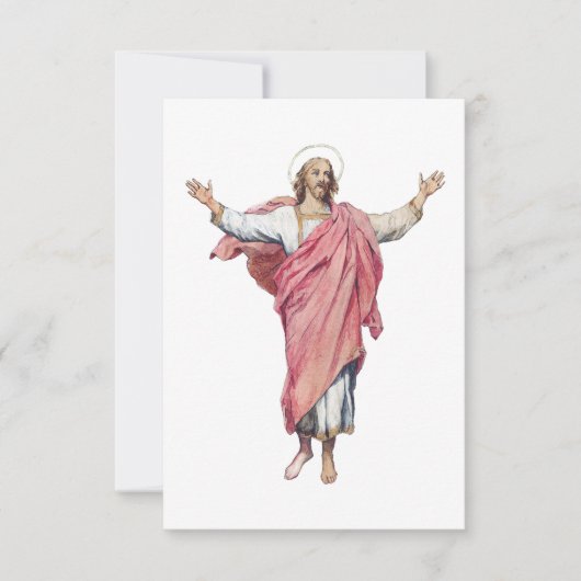 De Opstanding van Christus Heilig Meesterwerk Bedankkaart (Voorkant)