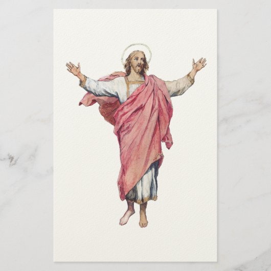 De Opstanding van Christus Heilig Meesterwerk Briefpapier (Voorkant)