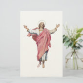 De Opstanding van Christus Heilig Meesterwerk Briefpapier (Staand voorkant)