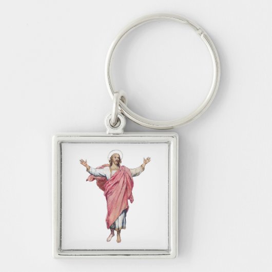De Opstanding van Christus Heilig Meesterwerk Sleutelhanger (Voorkant)