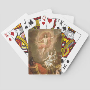 De opstanding van Christus Pokerkaarten