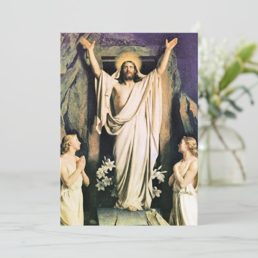 De opstanding van Christus, schilderij van Carl Bl (Staand voorkant)