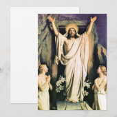 De opstanding van Christus, schilderij van Carl Bl (Voorkant / Achterkant)