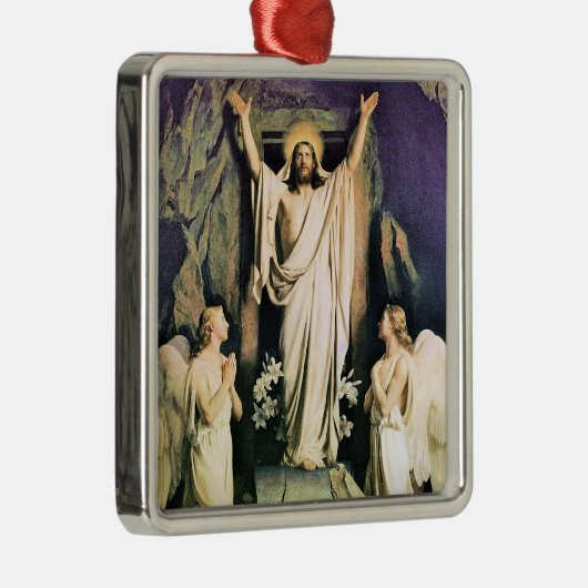 De opstanding van Christus, schilderij van Carl Bl Metalen Ornament (Rechts)