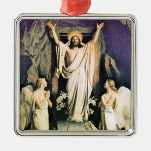 De opstanding van Christus, schilderij van Carl Bl Metalen Ornament