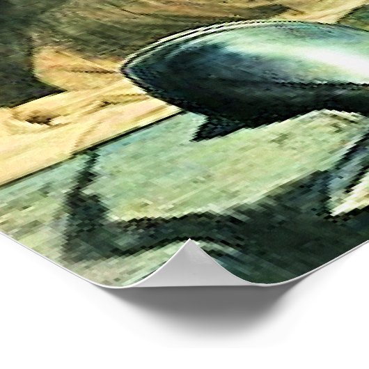 De opstanding van Christus, schilderij van Carl Bl Poster (Hoek)