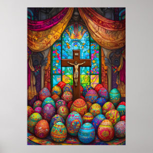 De opstanding van de Jezus-kerk Poster