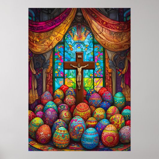 De opstanding van de Jezus-kerk Poster (Voorkant)