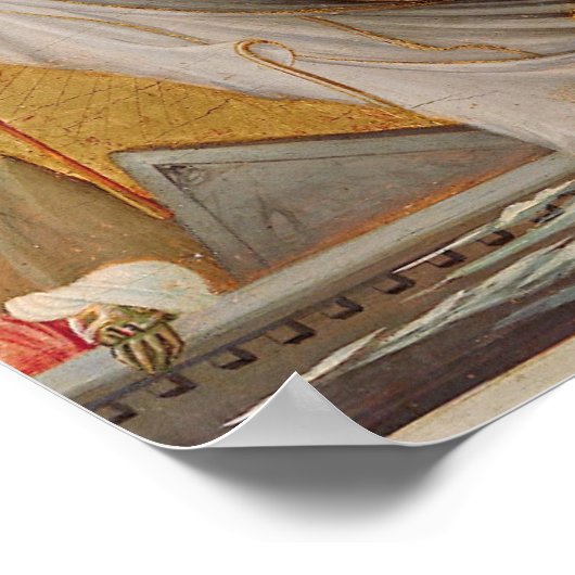 De opstanding van Jezus Christus Christelijke een  Poster (Hoek)