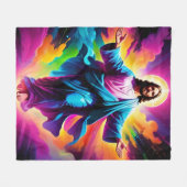 De opstanding van Jezus Christus Fleece Deken (Voorkant (Horizontaal))