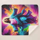 De opstanding van Jezus Christus Sherpa Deken (Voorkant (horizontaal))