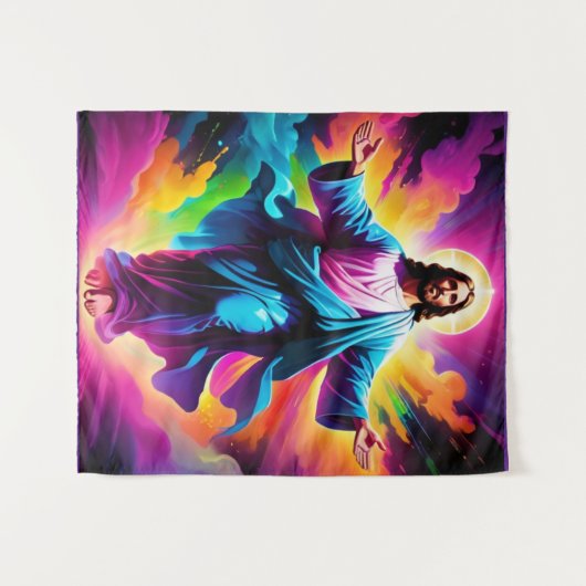 De opstanding van Jezus Christus Wandkleed (Voorkant (horizontaal))