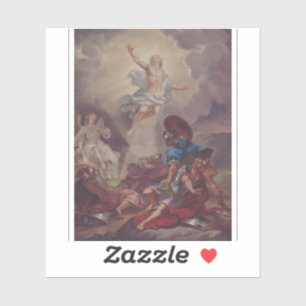 De opstanding van Jezus door Berndt Abraham Godenh Sticker