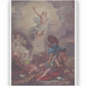 De opstanding van Jezus door Berndt Abraham Godenh Sticker (Voorkant)