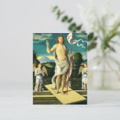De opstanding van Jezus door Girolamo da Santacroc Briefkaart (Staand voorkant)