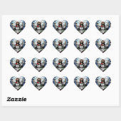 De opstanding van onze Heer (Glas in lood) Hart Sticker (Vel)