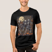 De opstandingsstrijd van Halloween Tri-Blend Shirt (Voorkant)