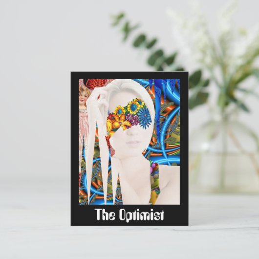 De Optimist Briefkaart (Staand voorkant)