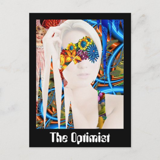 De Optimist Briefkaart (Voorkant)