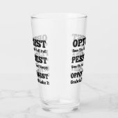 De optimist, de pessimist & de opportunist glas (Rechts)