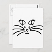 De Optische illusie van de kat of van de Muis Briefkaart (Voorkant / Achterkant)