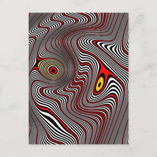 De Optische illusie van het Aura van de migraine Briefkaart (Voorkant)