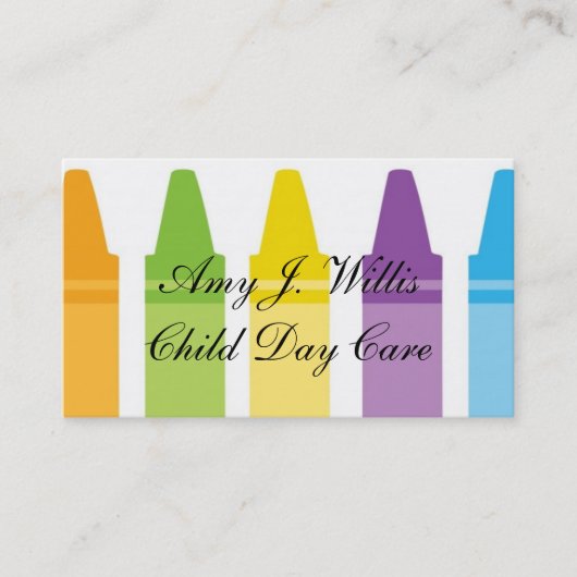 De Opvang van het kind Visitekaartje (Voorkant)