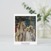 De opvoeding van het kind door Giotto di Bondone Briefkaart (Staand voorkant)